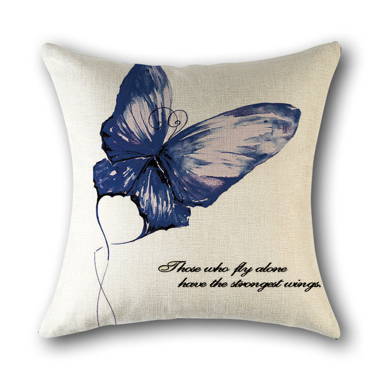 Cotton Linen Throw Pillow Cover