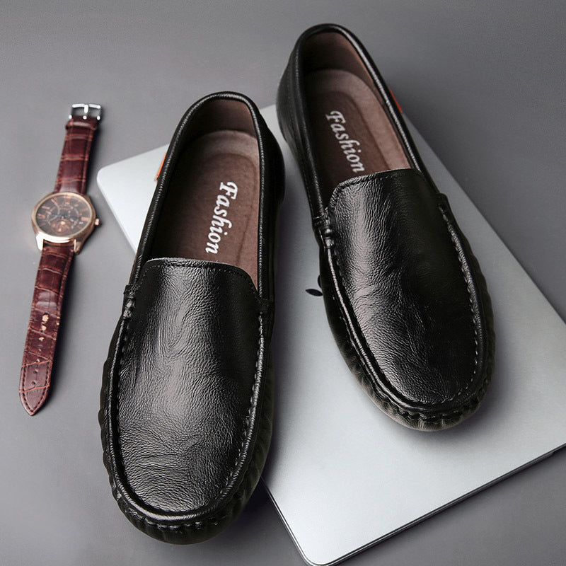 Leather Slip-on Loafers