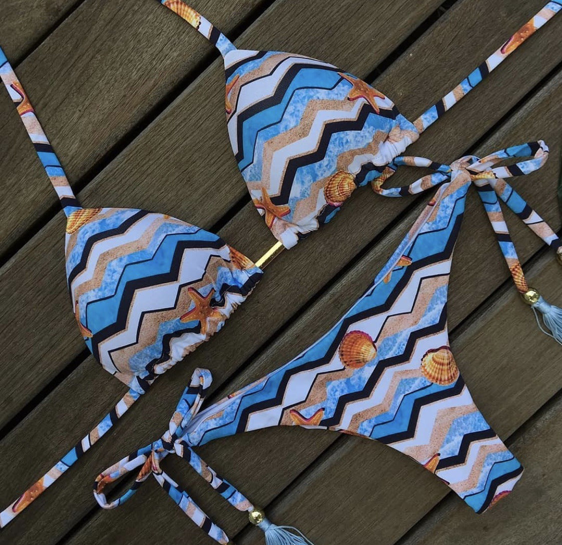 Ladies printed swimsuit