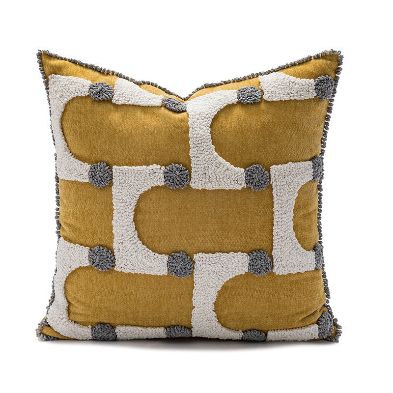 Loop Velvet Pillow Cover Simple Stylish