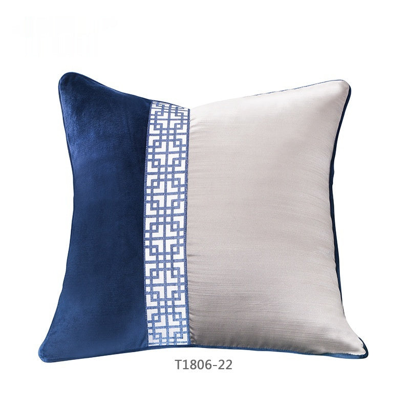 Blue Ink Painting Series Pillow Covers