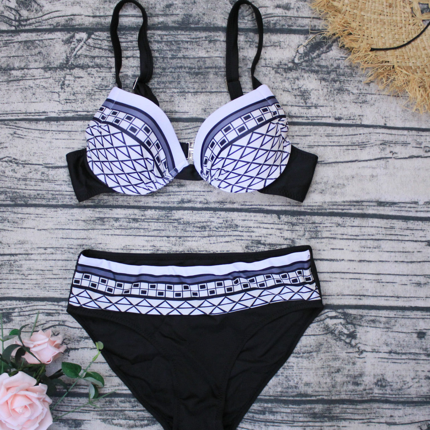 Vintage printed swimsuit