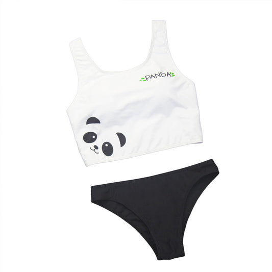 The Santorini Luxe Playful Graphic Two-Piece