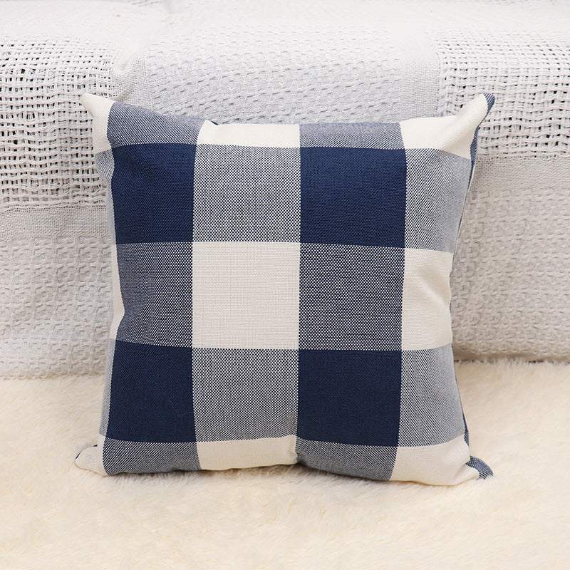 Plaid Pillow Cover