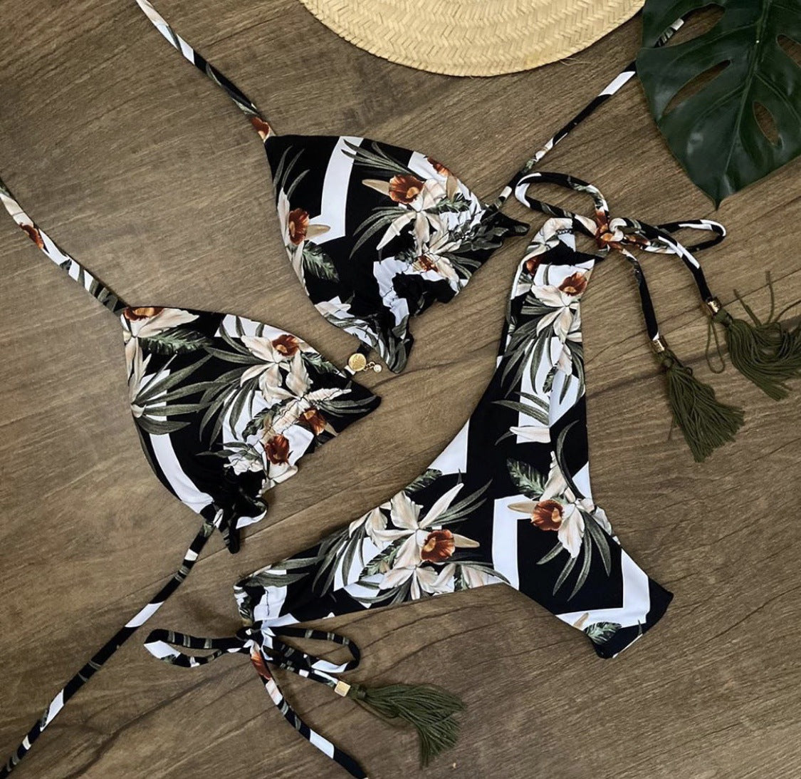 Ladies printed swimsuit