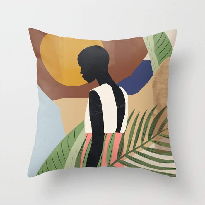 Abstract geometric pillowcase