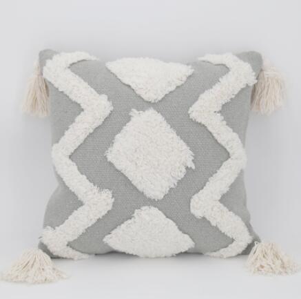 Frien Cushion Shell Canvas Throw Pillow Tufted Pillow