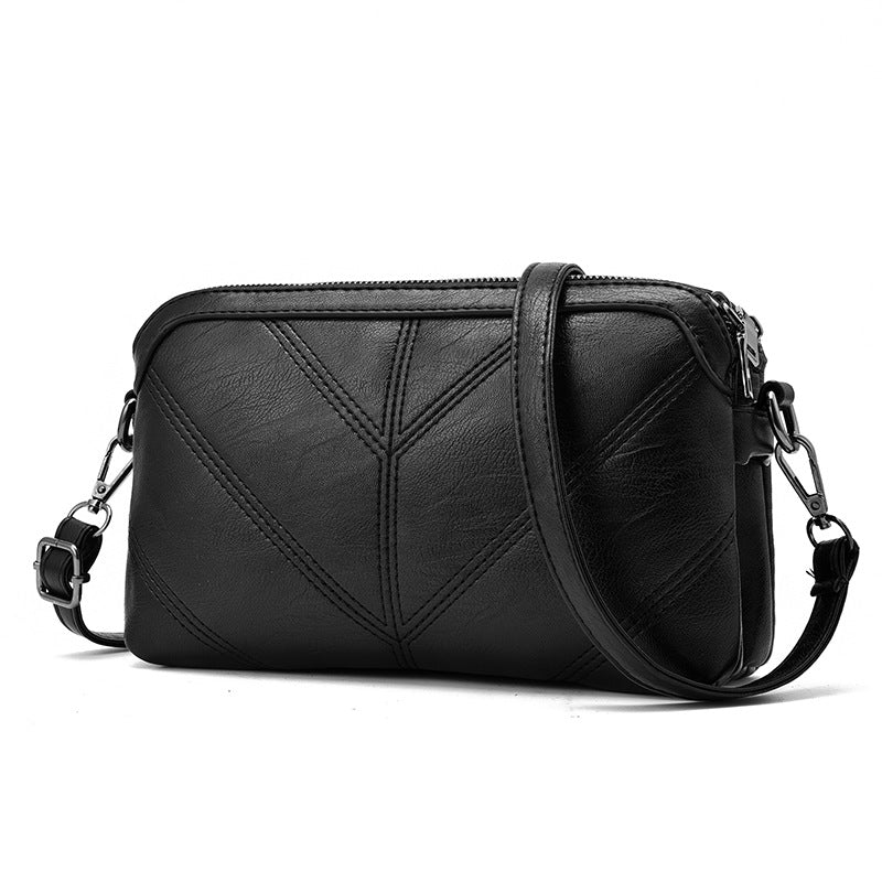 Soft Vegan Leather Crossbody Bag