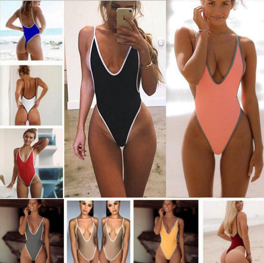 One-Piece swimsuit - Multicolor 11 Colors to Choose from!