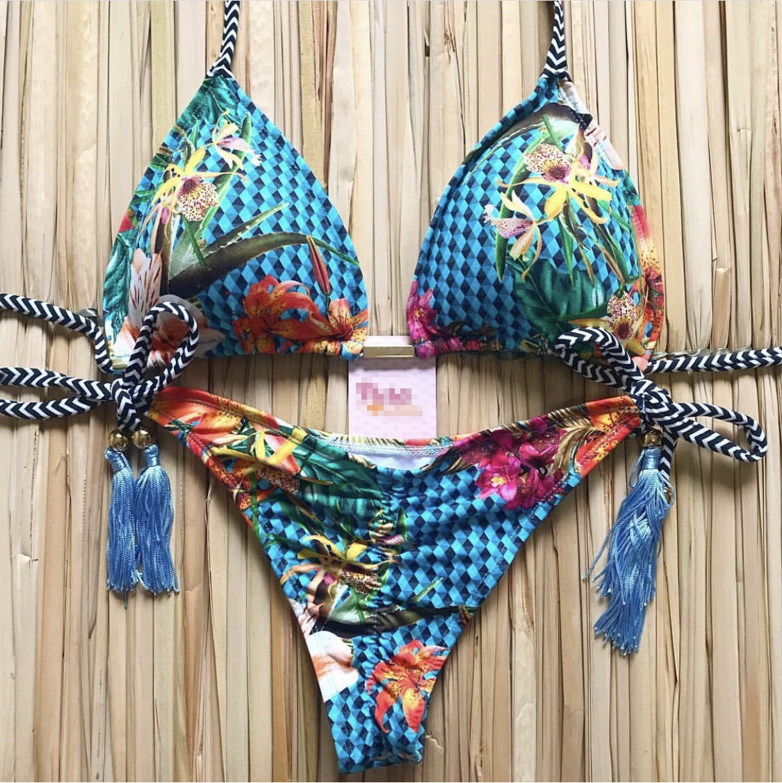 Ladies printed swimsuit