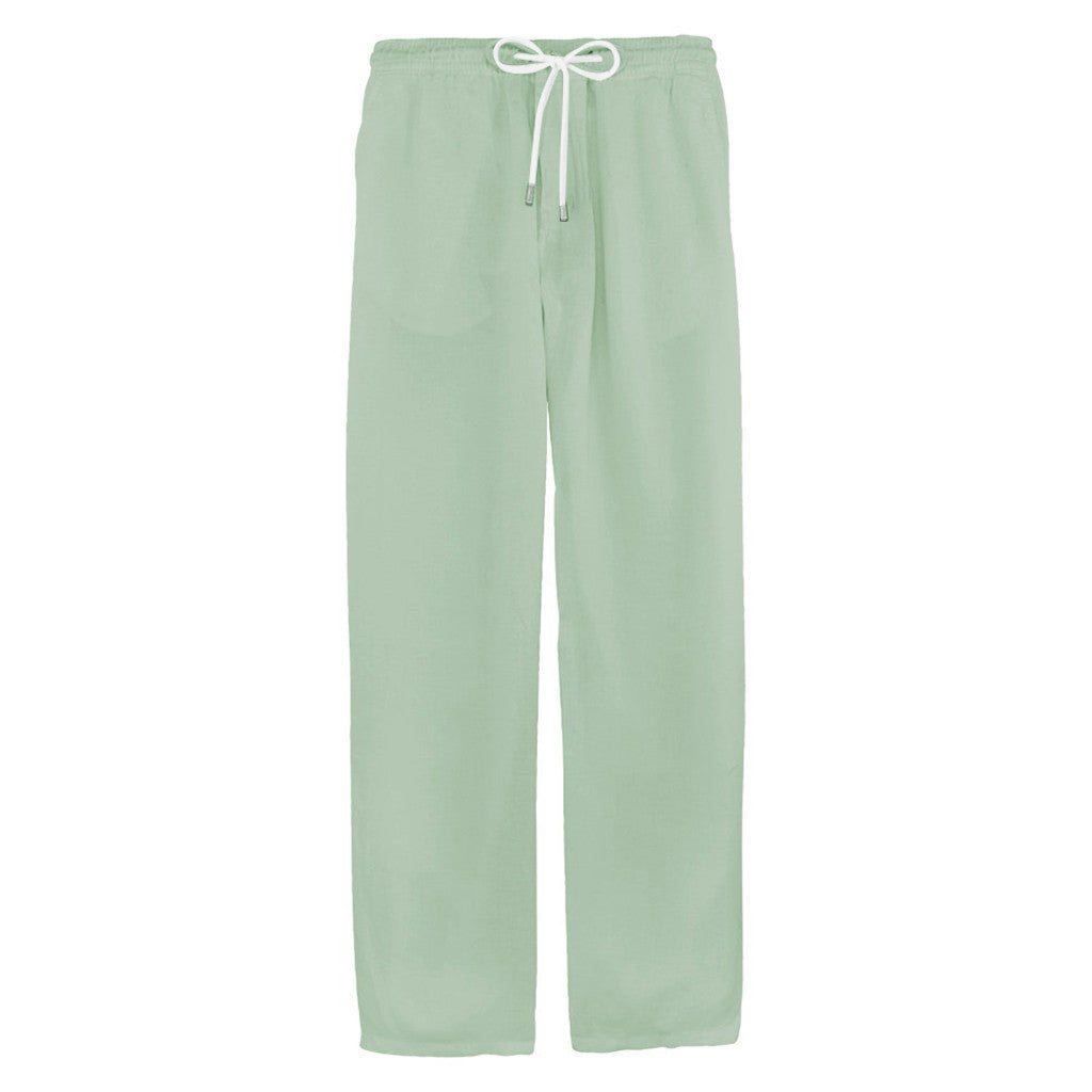 Men's Simple And Stylish Casual Cotton And Linen Trousers