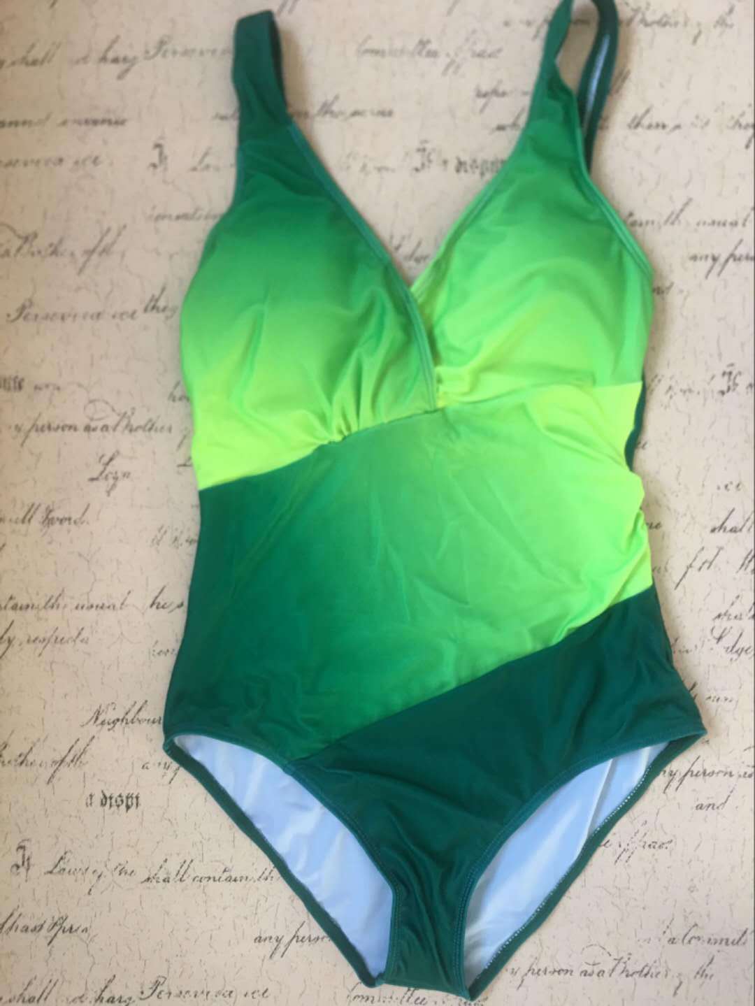 Rainbow gradient swimsuit