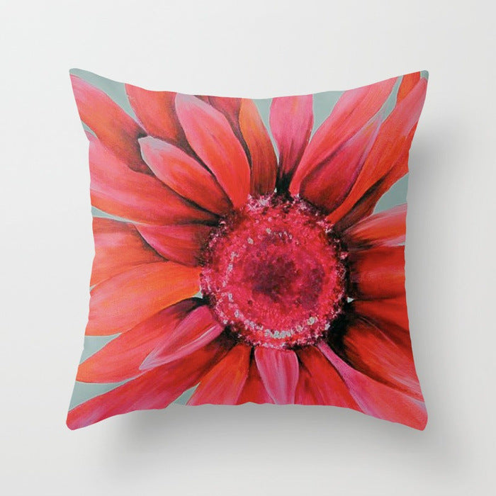 Fashion Simple Flower Pillow Cover