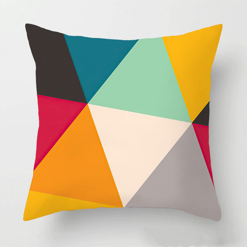 Geometric Abstract Pillow Cover