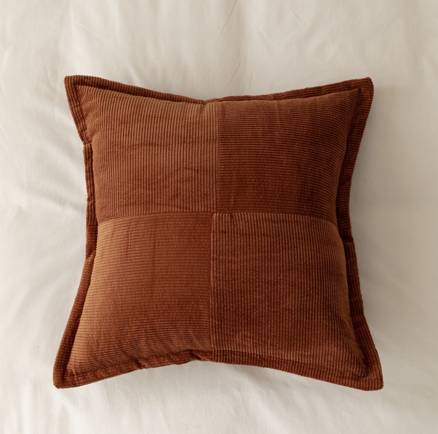 Corduroy Fly Edge Pillow Cover