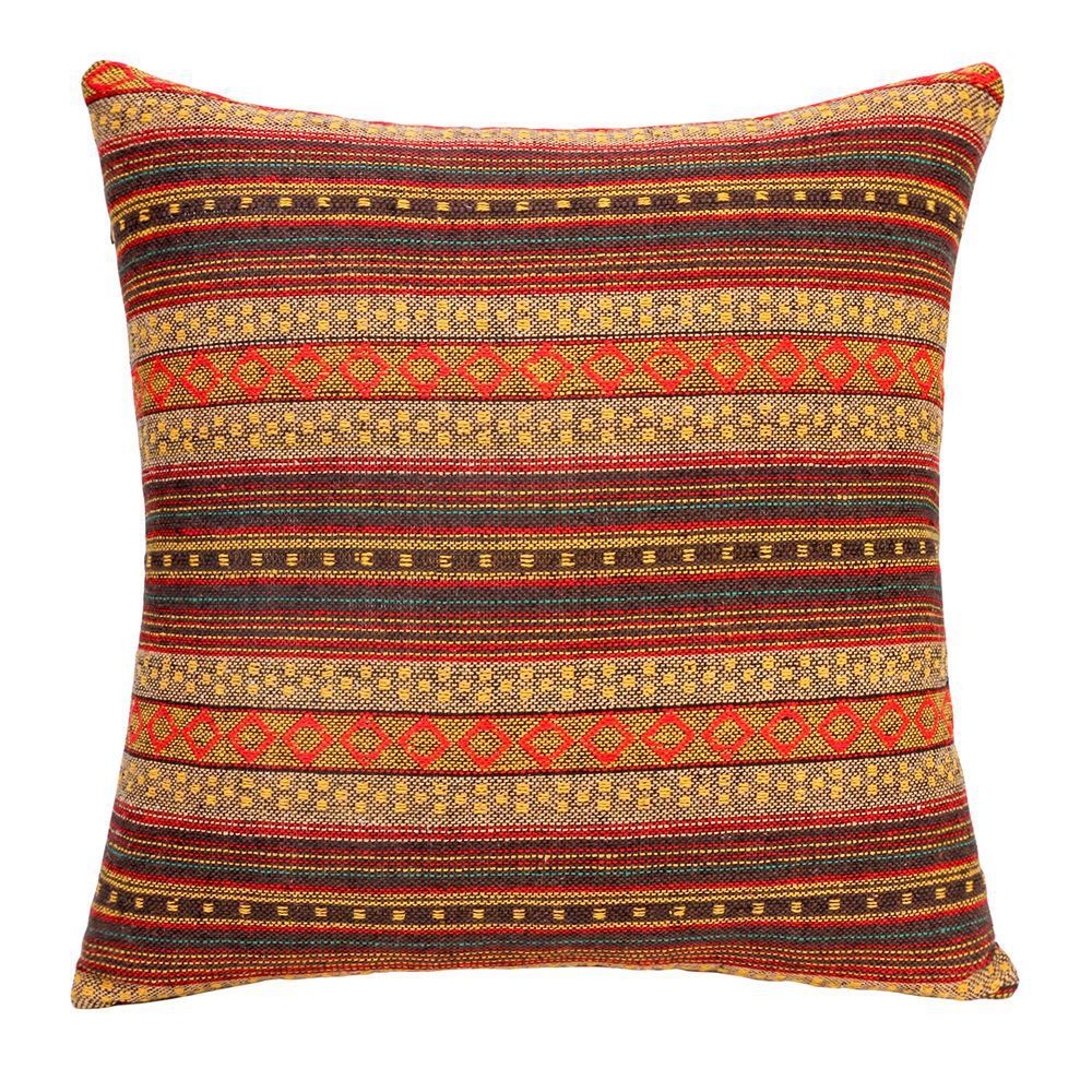 Retro Bohemian Wind Striped Pillow Cover