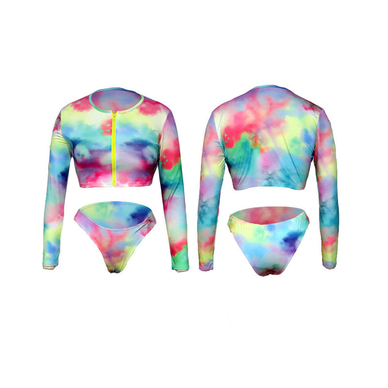 Printed swimsuit suit