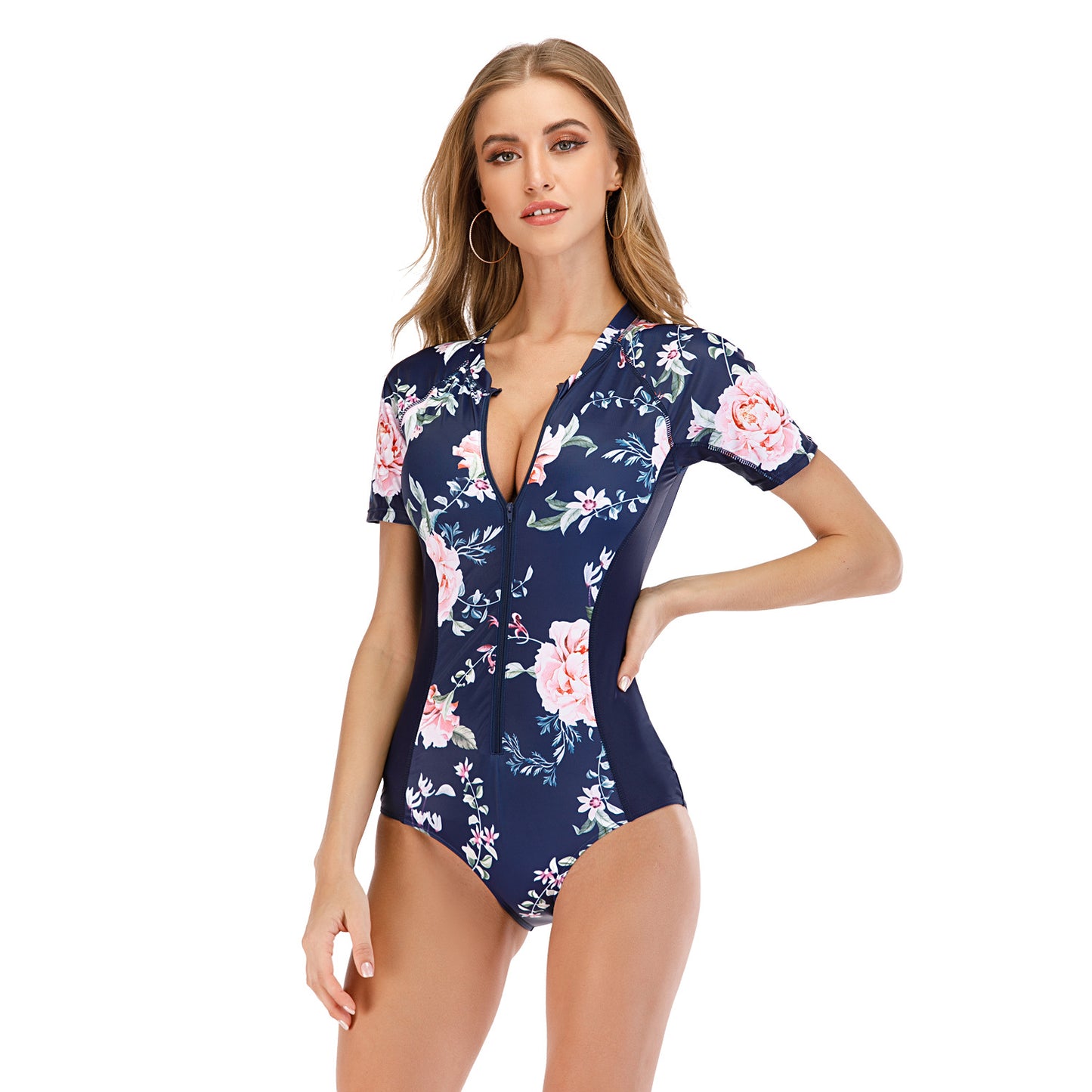 Surf suit one-piece swimsuit