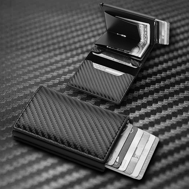 Men's Multiple Card Slots Wallet Carbon Fiber