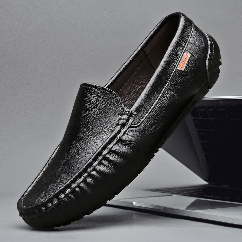 Leather Slip-on Loafers