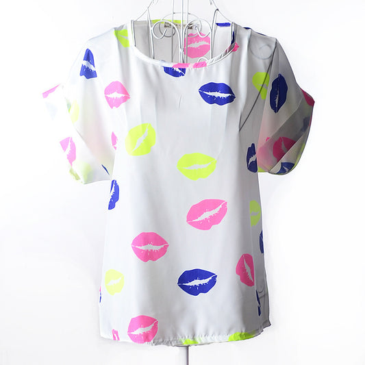 The Capri Luxe Summer Chiffon Blouse