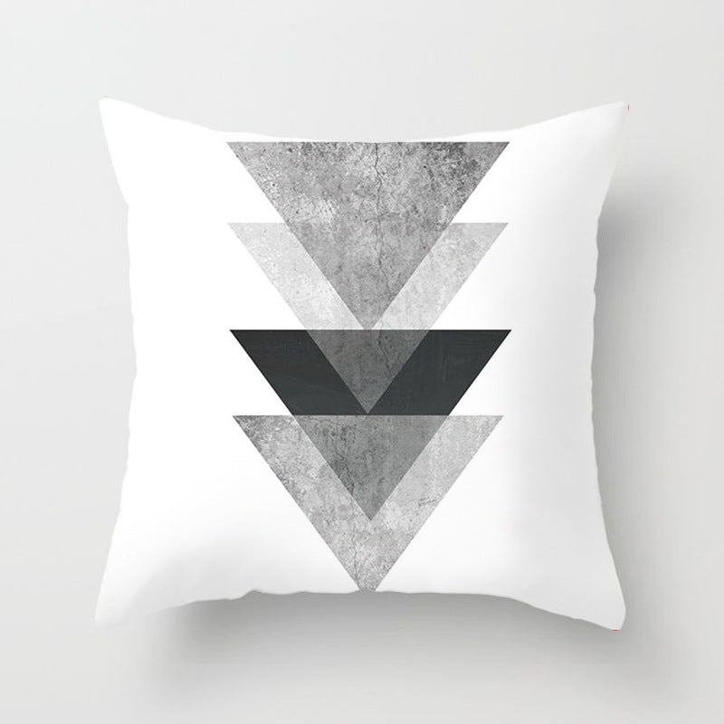 Modern Geometric Abstract Sofa Pillow Cover