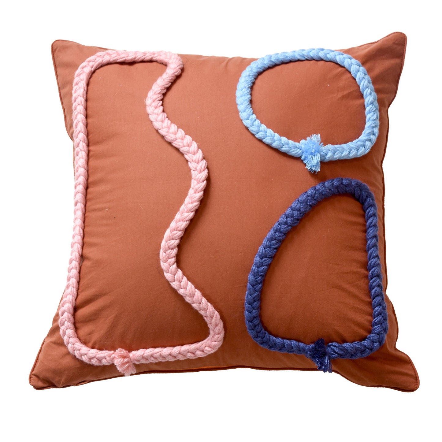 Hand-woven Throw Pillow Pure Cotton Throw Pillow Case