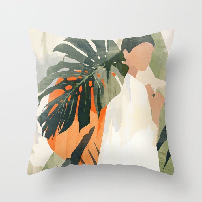 Abstract geometric pillowcase