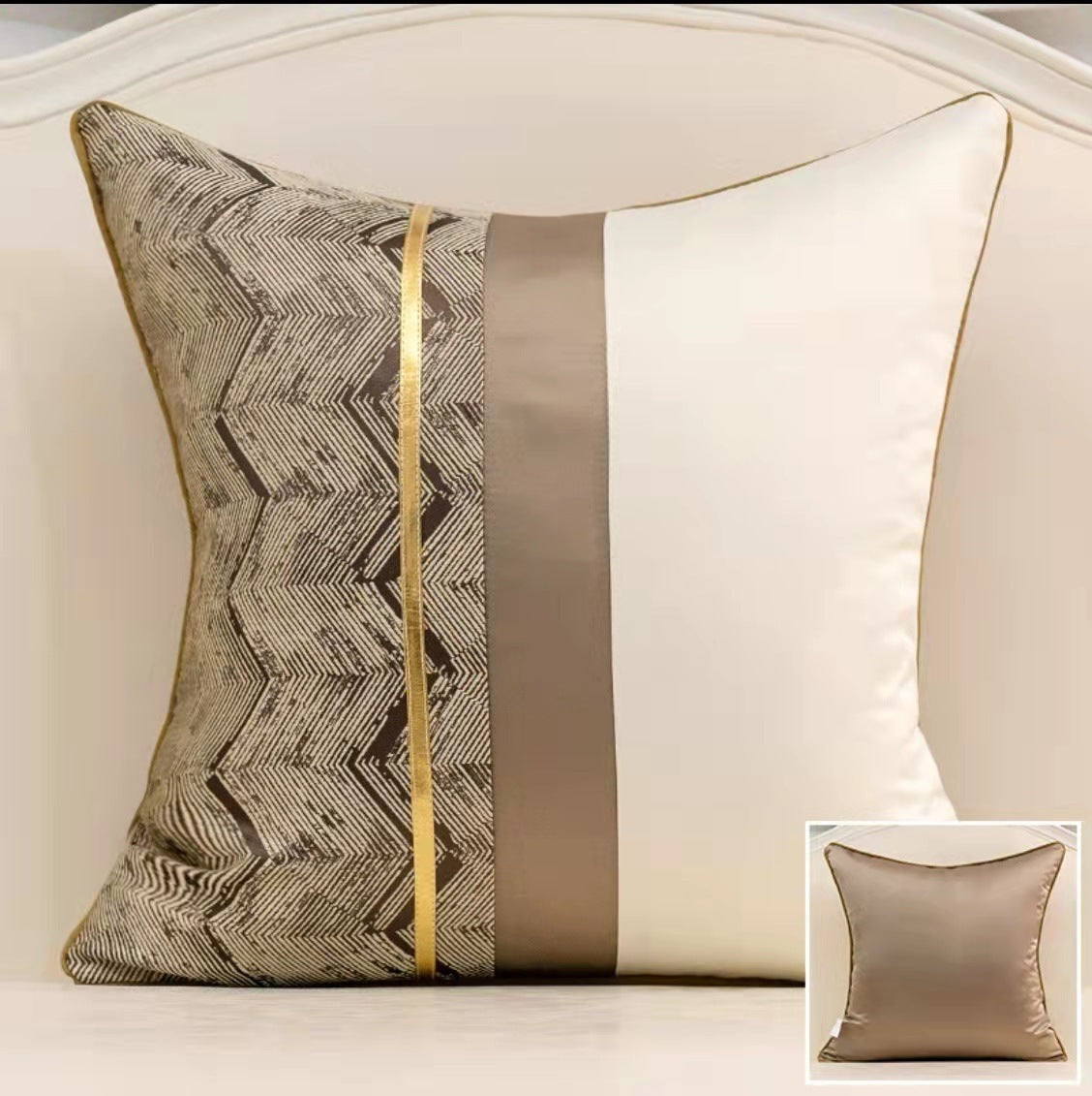 Pillow Cover - Split Colors