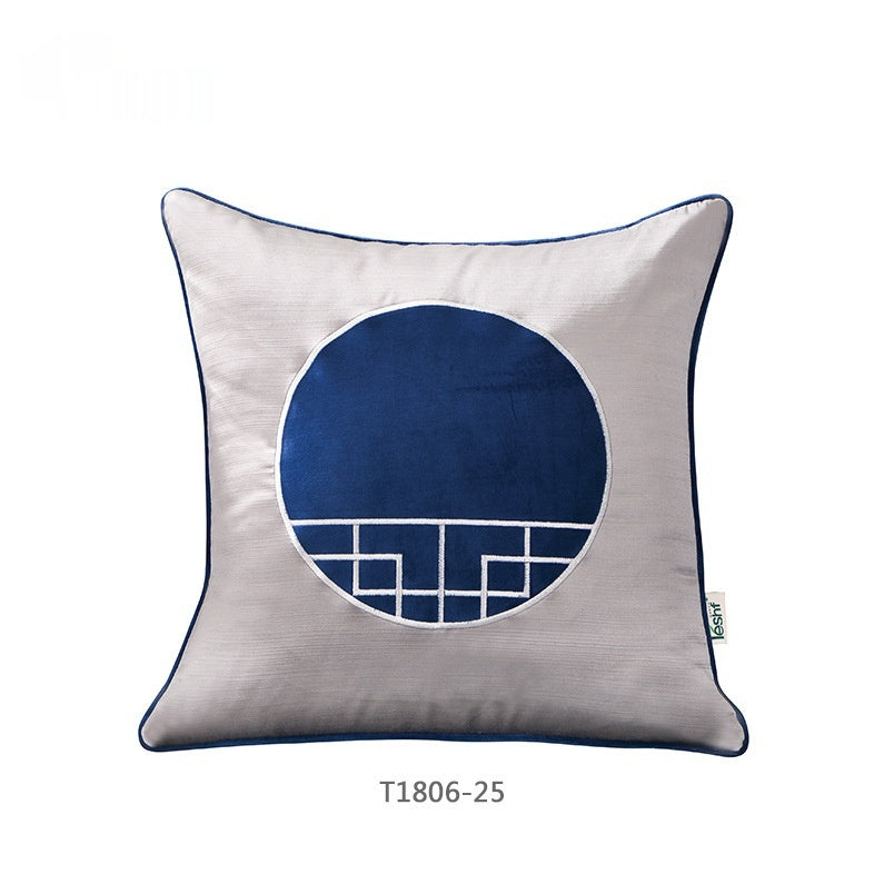 Blue Ink Painting Series Pillow Covers