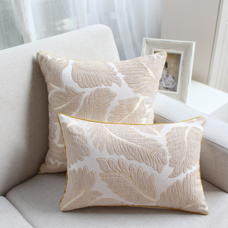 Chenille jacquard throw pillow