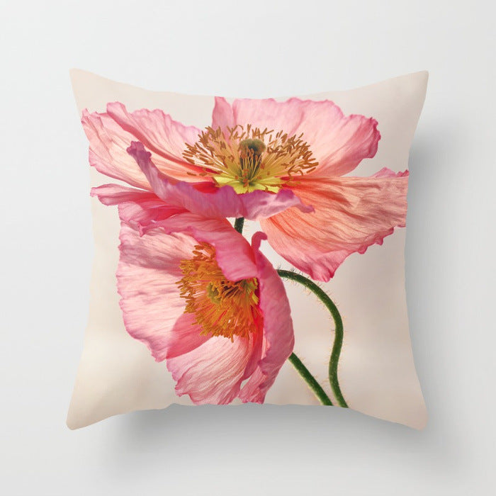 Fashion Simple Flower Pillow Cover