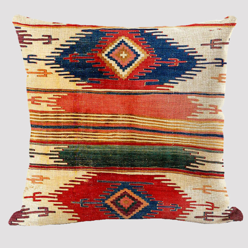 Modern Minimalist Bohemian Pillow Printed Polyester Cushion Cover