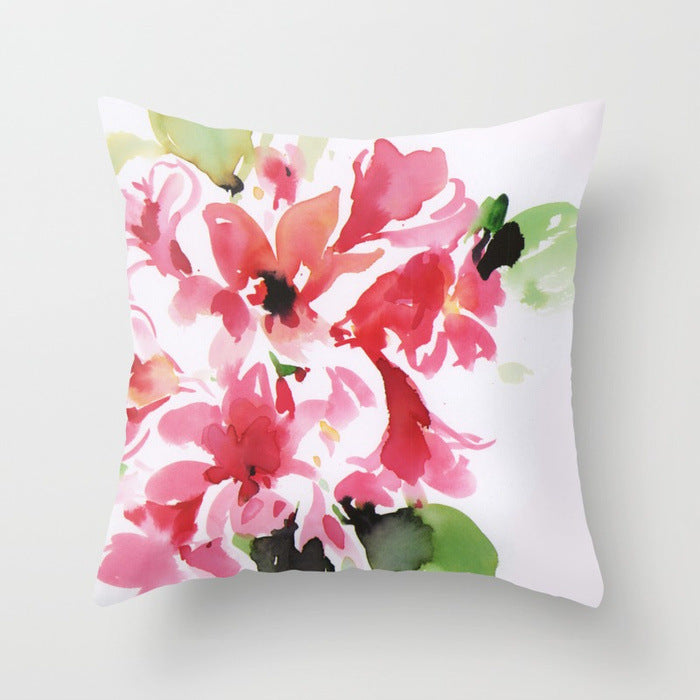 Fashion Simple Flower Pillow Cover