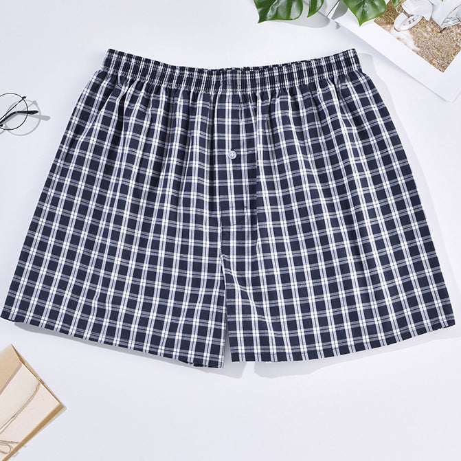 Casual Fashion Home Shorts Loose Breathable Woven Arrow Pants