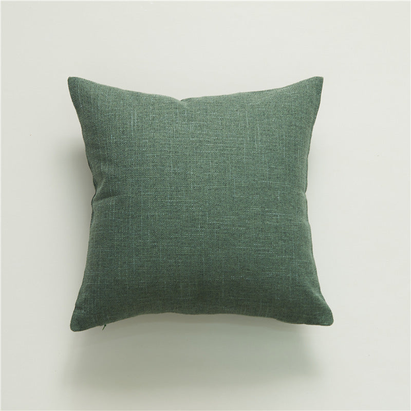 Cotton And Linen Tassel Pillow Cover