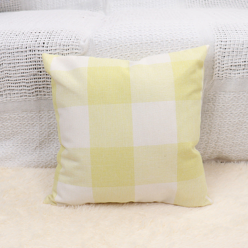 Plaid Pillow Cover