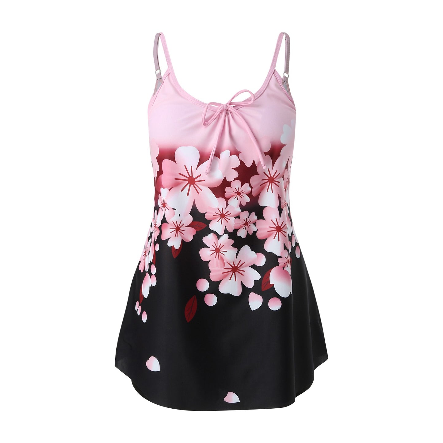 Women's Printed Suspender Swimsuit Suit