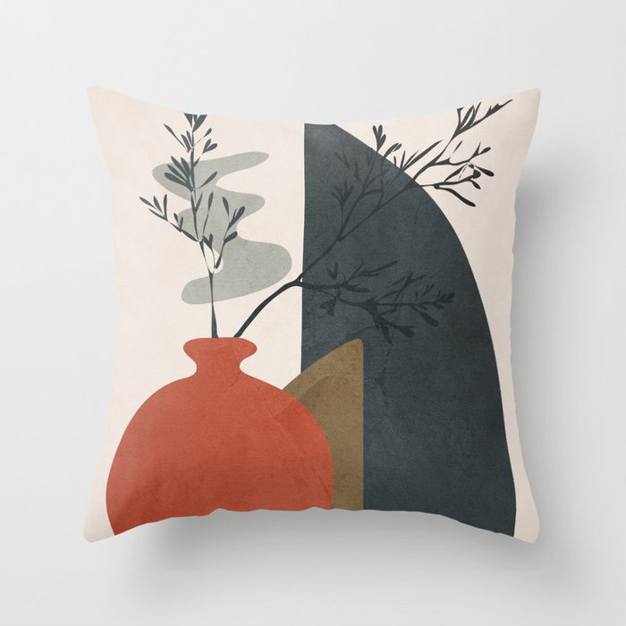 Abstract geometric pillowcase