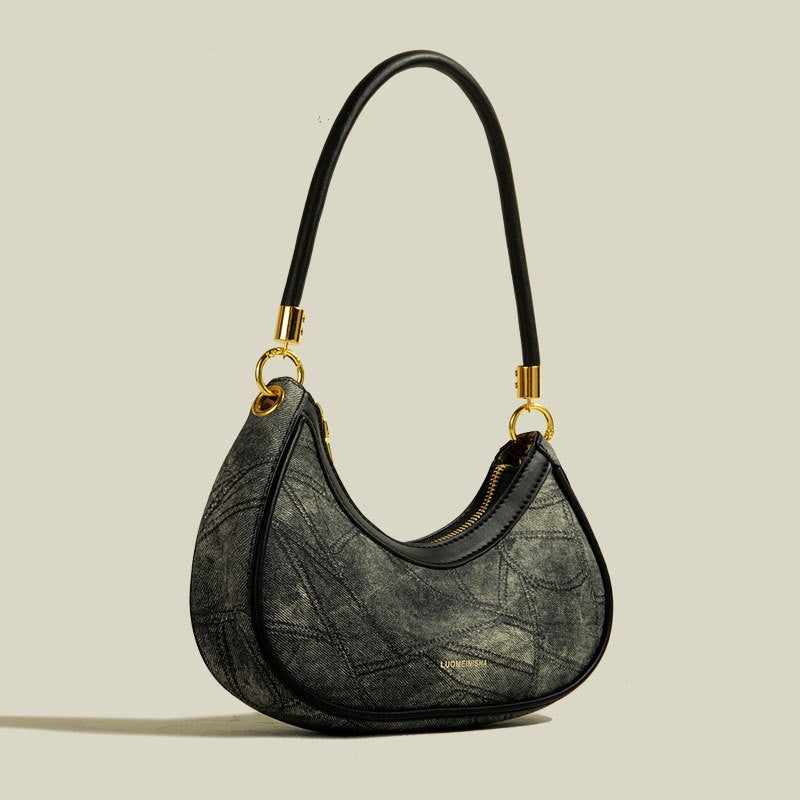 Shoulder Bag, Middle Aged Niche Texture