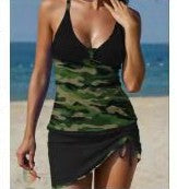 Digital Printed Split Women's Swimsuit