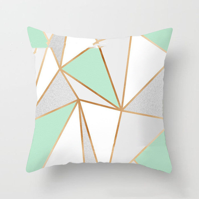 Striped Dali Geometric Pillow Cover