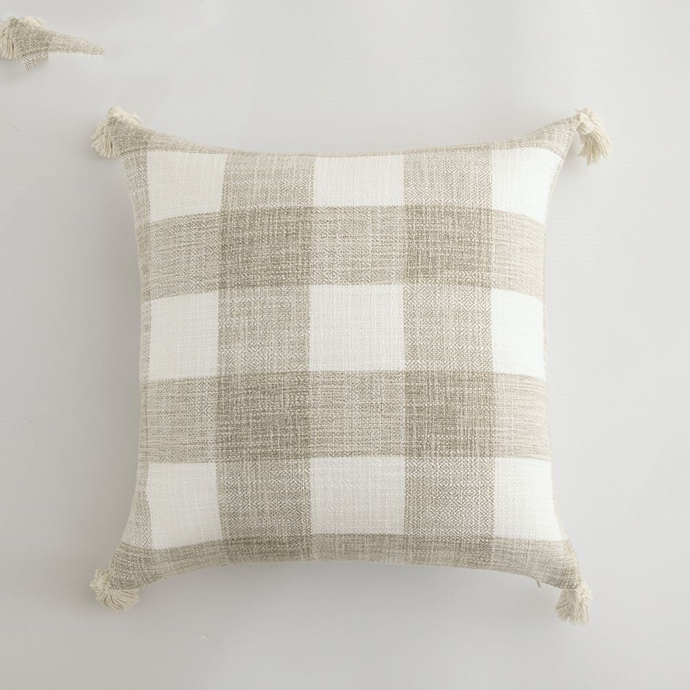 Large Cotton Sofa Pillow Cover