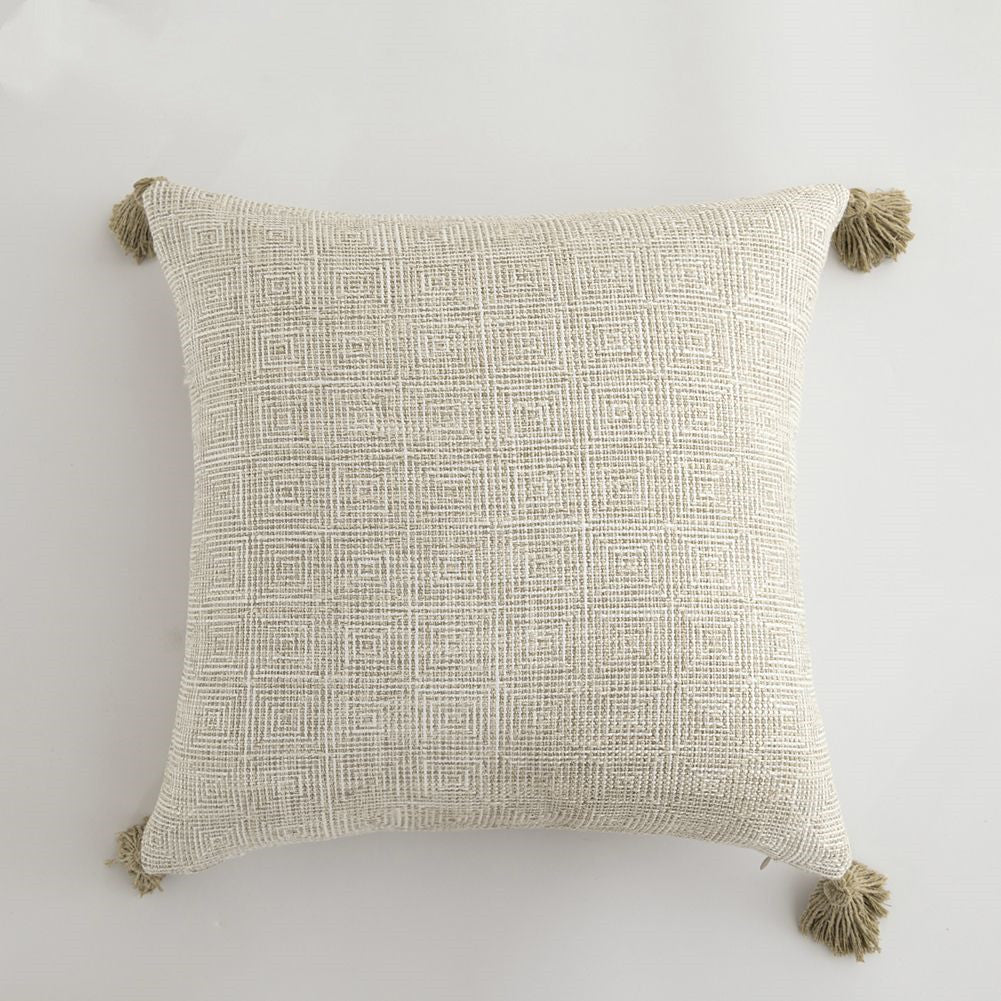 Large Cotton Sofa Pillow Cover