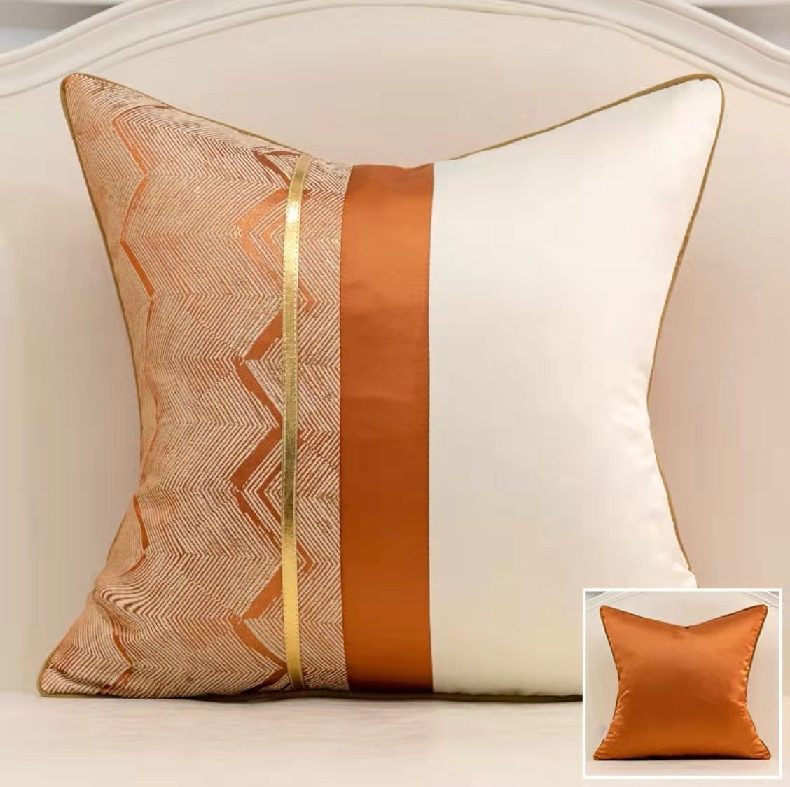 Pillow Cover - Split Colors