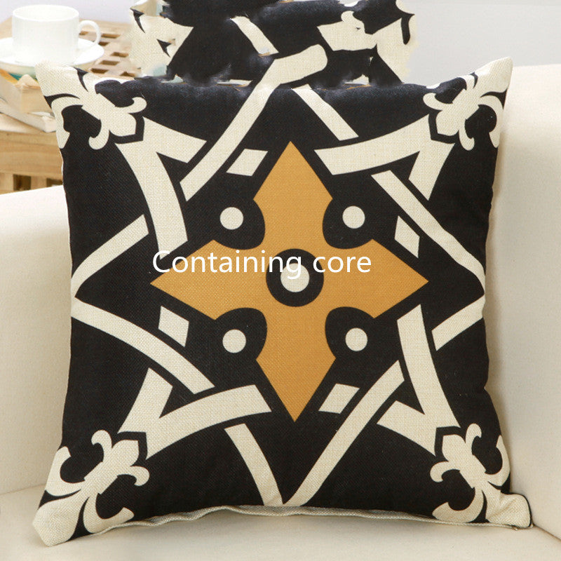 Abstract pillow cover