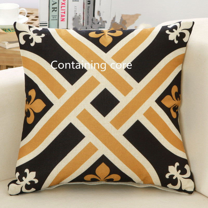 Abstract pillow cover