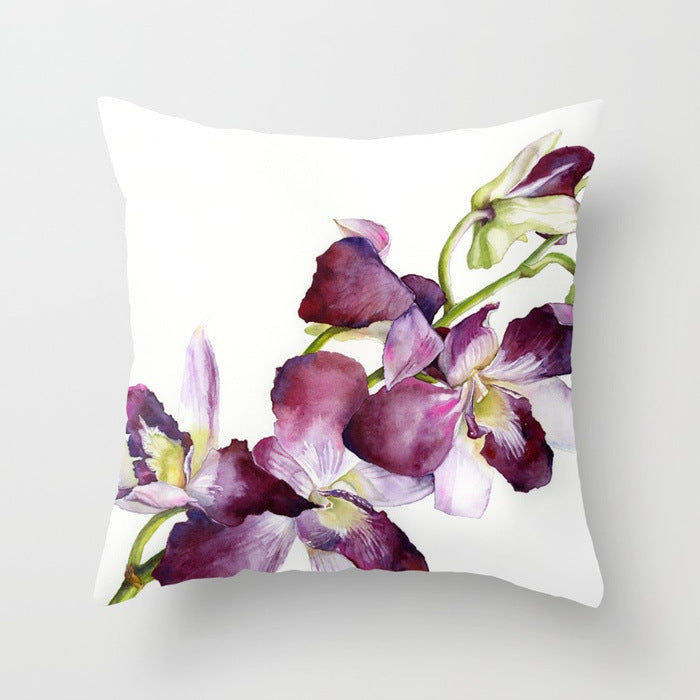 Fashion Simple Flower Pillow Cover