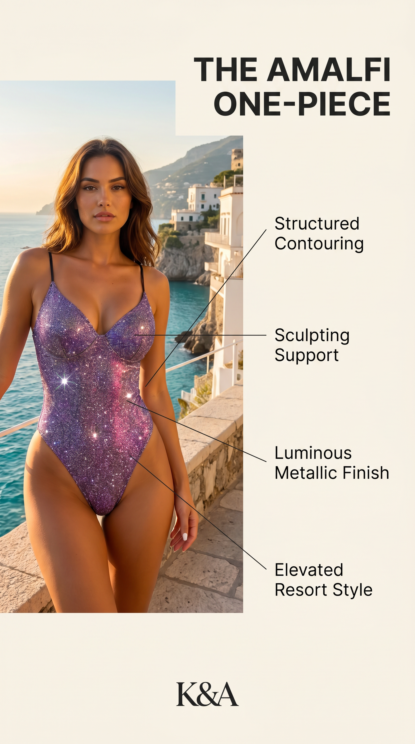 The Amalfi Signature Sculpting One-Piece