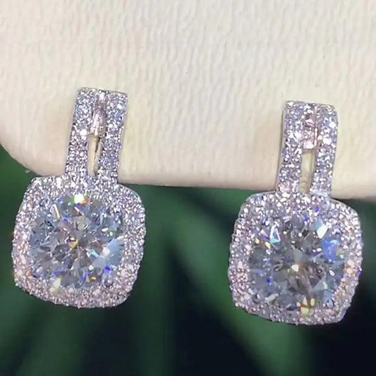 The Riviera Diamond Glow Luxe Stud Earrings